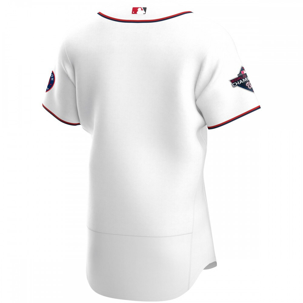 Washington Nationals 2019 World Series Champions Home Authentic Team Jersey - White-Pro Kit Vault | Brand New 26/27 Sports Jerseys